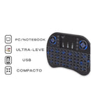Mini Teclado Controle Sem Fio Para Smart Tv Tv Box Pc