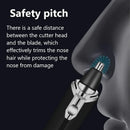 Aparador de Pelos Nariz e Orelha Recarregável Kemei KM-6512 - Portátil e Lavável